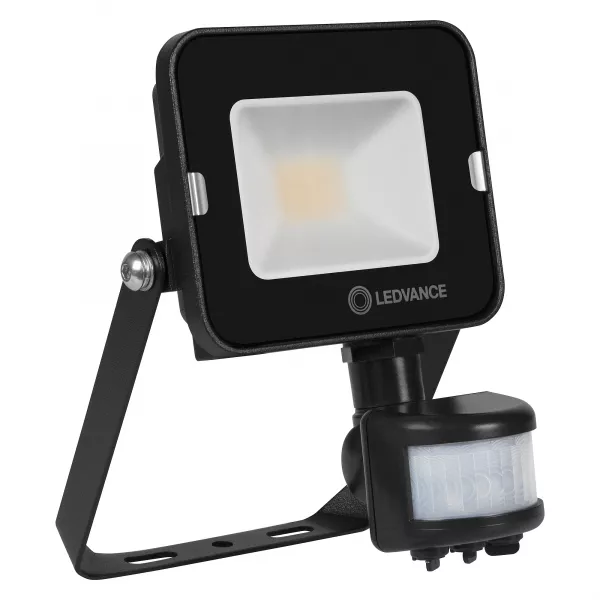 LEDVANCE - LDV FL COMP S SYM100 10W/3000K 900lm IP65 Noir Projecteur SENSOR LEDVANCE (4058075575226)