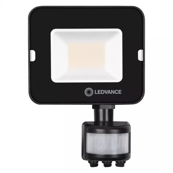 LEDVANCE - LDV FL COMP S SYM100 20W/3000K 1800lm IP65 Noir Projecteur SENSOR LEDVANCE (4058075575264)