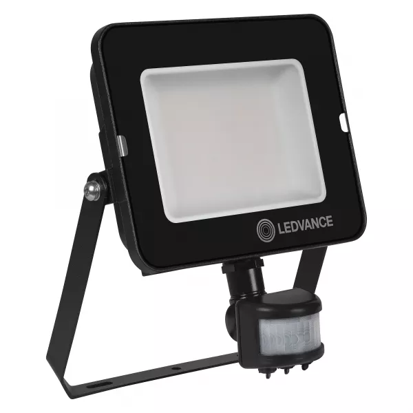 LEDVANCE - LDV FL COMP S SYM100 50W/3000K 4500lm IP65 Noir Projecteur SENSOR LEDVANCE (4058075575301)