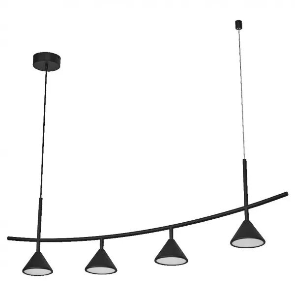 LEDVANCE - LDV FUJI Pendant Quattro 16W/3000K 620lm - Suspension noire blanc chaud (4058075841864)