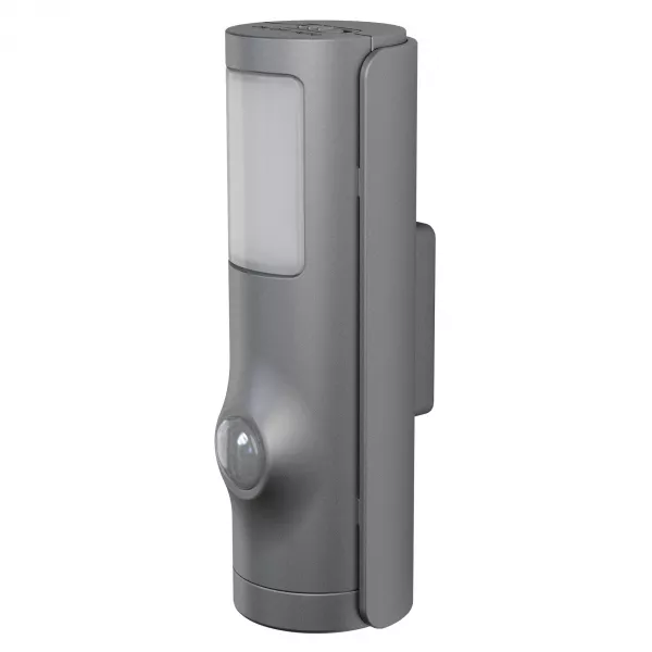 LEDVANCE - LDV NIGHTLUX TORCH ARGENT 1W/4000K sur pile avec d�tecteur PIR LEDVANCE (4058075260719)