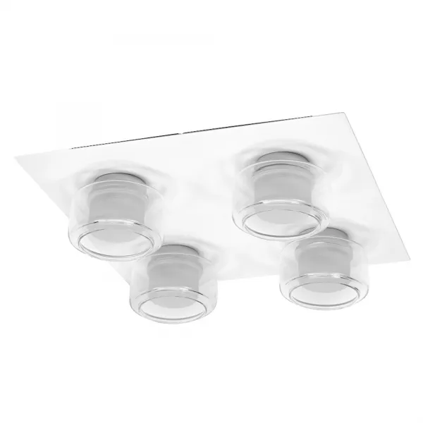 LEDVANCE - LDV ORBIS FLAME Quattro Blanc 22W 1400lm Click CCT IP44 Plafonnier SdB LEDVANCE (4099854276156)