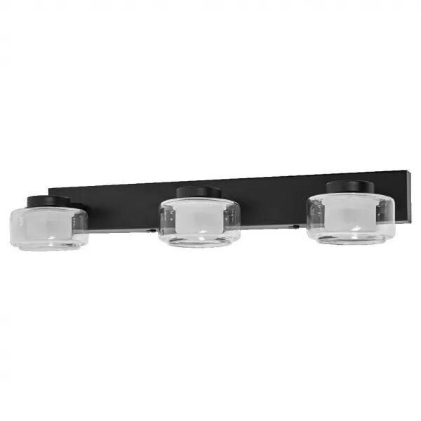 LEDVANCE - LDV ORBIS FLAME Trio Noir 16,5W 1050lm Click CCT IP44 Applique SdB LEDVANCE (4099854275975)
