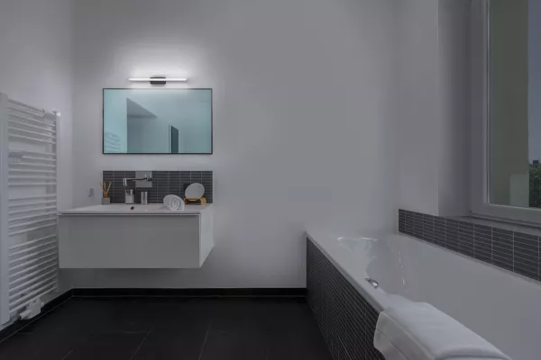 LEDVANCE - LDV ORBIS Mirror 600 10W 950lm Click CCT DIM IP44 Noir Applique LEDVANCE (4099854279256)