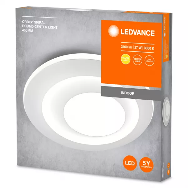 LEDVANCE - LDV ORBIS MS Rond �400mm 27W 1600lm 3000K Blanc Plafonnier d�coratif LEDVANCE (4099854093104)