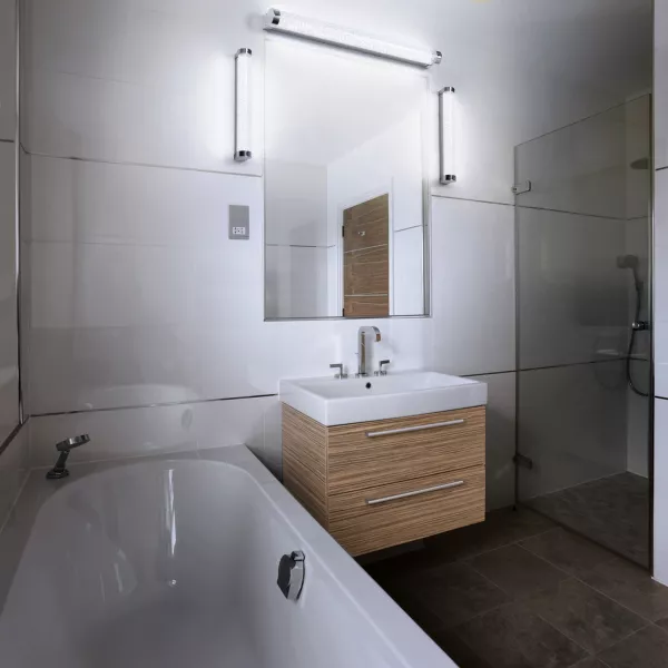 LEDVANCE - LDV ORBIS Tube Bulles 400 9W 900lm Click CCT DIM IP44 Chrome Applique LEDVANCE (4099854279393)