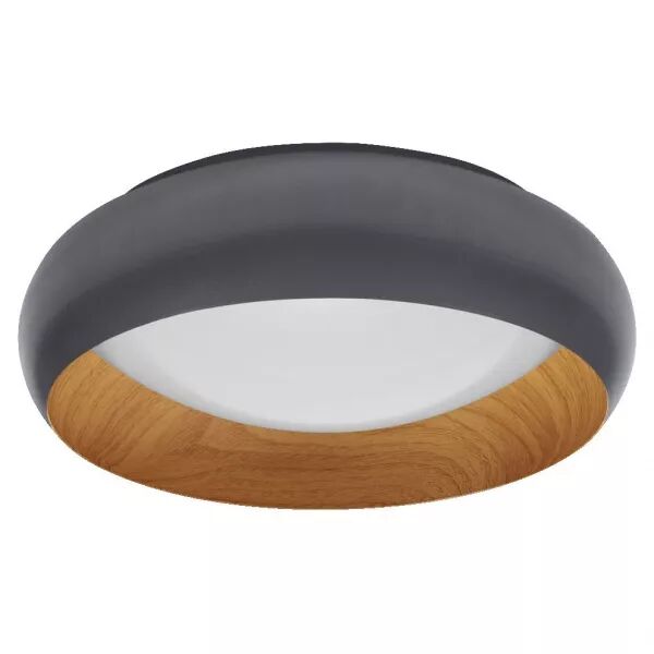 LEDVANCE - LDV Plafonnier LIVIA � 300 16W/3000K 750lm ClickDim gris et bois LEDVANCE (4099854284083)