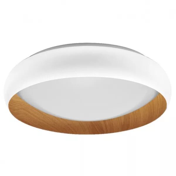 LEDVANCE - LDV Plafonnier LIVIA � 430 24W/3000K 1 200lm ClickDim blanc et bois LEDVANCE (4099854284007)