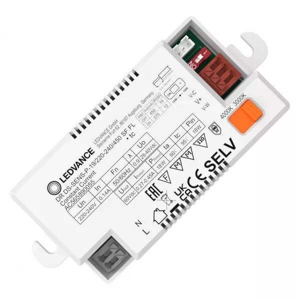 LEDVANCE - LDV SF FLAT 19W - Alimentation 220-240V 19W 450mA Multi Select Hublot LEDVANCE (4099854292859)