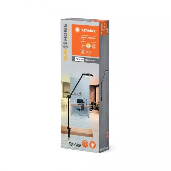 LEDVANCE - LDV SMART+  HCL WF PANAN DESK CLIP TW induction Noire (4099854109560)