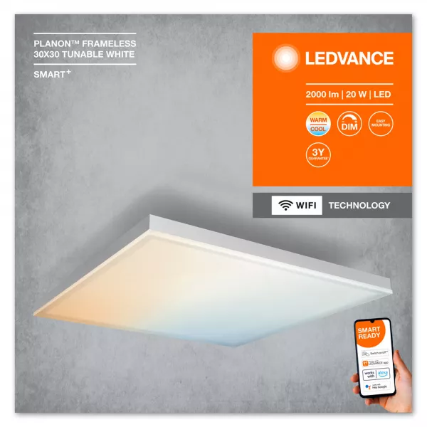 LEDVANCE - LDV Smart+ WiFi PLANON PLUS 30X30 TW (4058075484313)