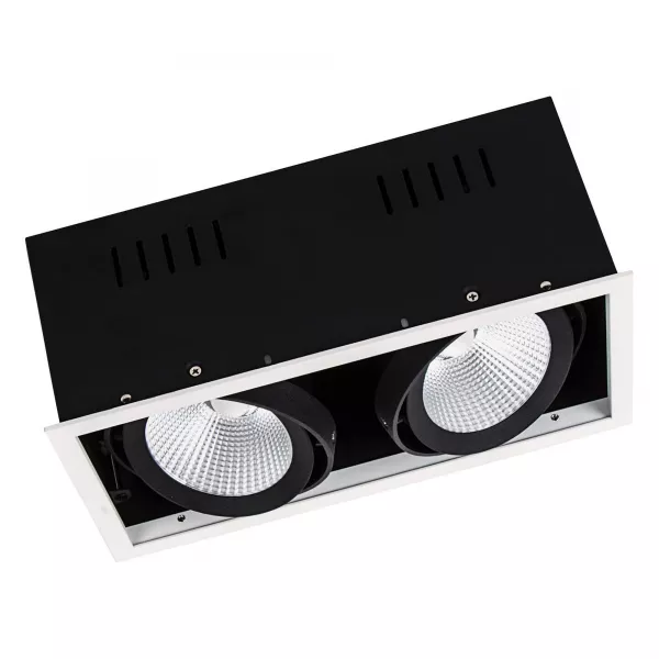LEDVANCE - LDV SPOT MULTI 2X30W/3000K 2x2700lm 38� Blanc/Noir Spot Cardanique LEDVANCE (4058075113961)
