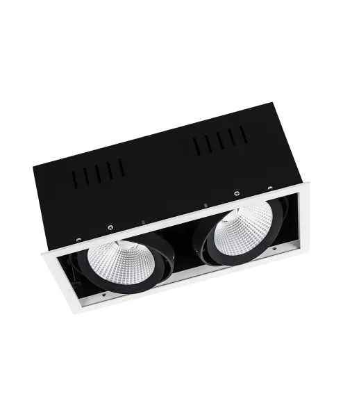 LEDVANCE - LDV SPOT MULTI 2X30W/4000K 2x2700lm 38� Blanc/Noir Spot Cardanique LEDVANCE (4058075113985)