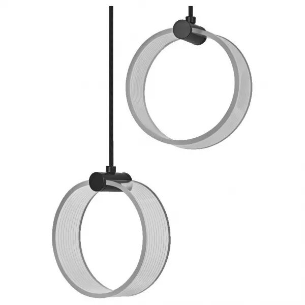 LEDVANCE - LDV Suspension Circle Duo 12W 930lm Click CCT (3000/4200/6500K) noire LEDVANCE (4058075838628)