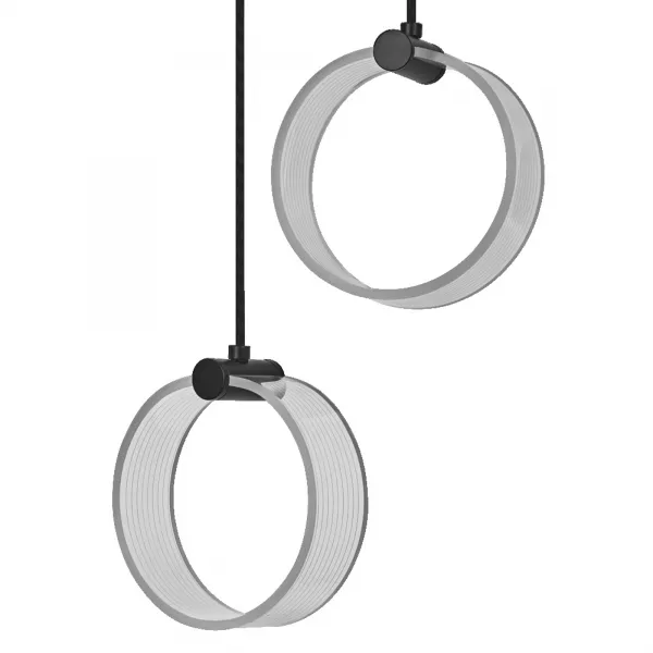 LEDVANCE - LDV Suspension Circle Duo 12W 930lm Click CCT (3000/4200/6500K) noire LEDVANCE (4058075838628)