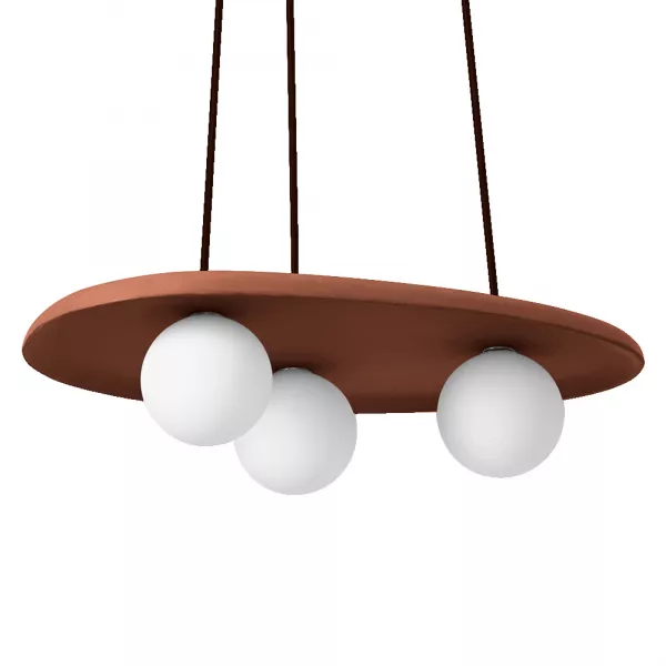 LEDVANCE - LDV Suspension Clay NEST trio � culot G9 cuivre, Lampes non incluses LEDVANCE (4058075841109)
