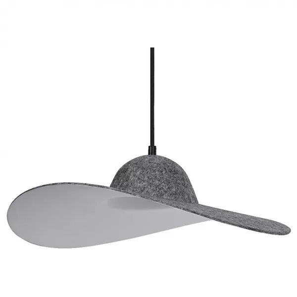 LEDVANCE - LDV Suspension FELT Hat � culot E27 en feutre gris - lampe non incluse (4058075841581)