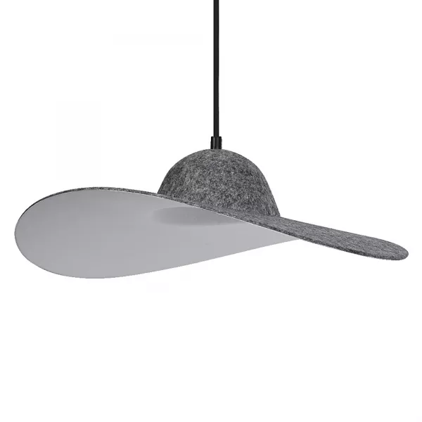 LEDVANCE - LDV Suspension FELT Hat � culot E27 en feutre gris - lampe non incluse (4058075841581)