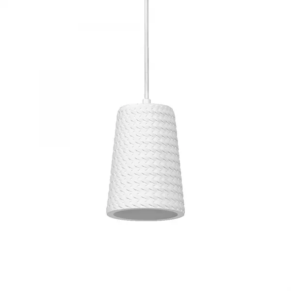 LEDVANCE - LDV Suspension Plaster CONE � culot E27 blanche - lampe non incluse (4058075838444)