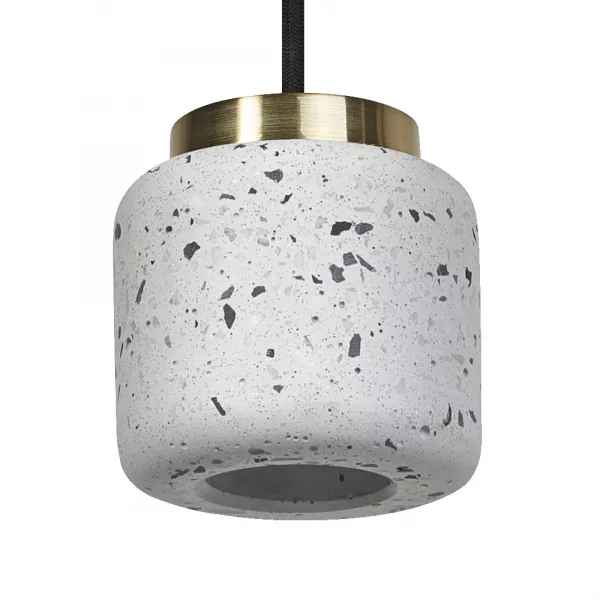 LEDVANCE - LDV Suspension TERRAZZO BALL � CULOT GU10 blanche - lampes non incluse (4058075841703)