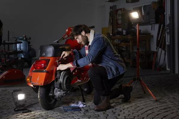 LEDVANCE - LDV WORKLIGHT 2x50W/4000K TREPIED IP65 LUM Chantier LEDVANCE (4058075213999)