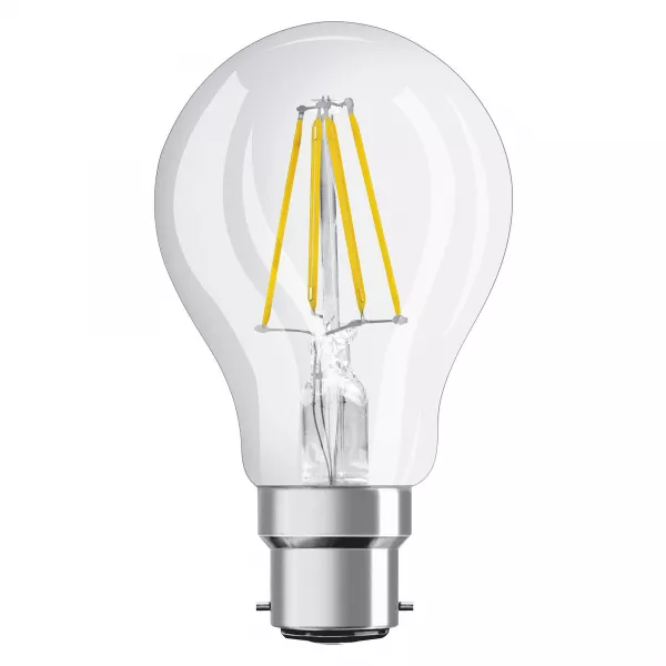 LEDVANCE - LED CLASSIC LEDVANCE PFM CLA40 Fil Verre Claire B22d 4W 827 470lm (4099854069758)