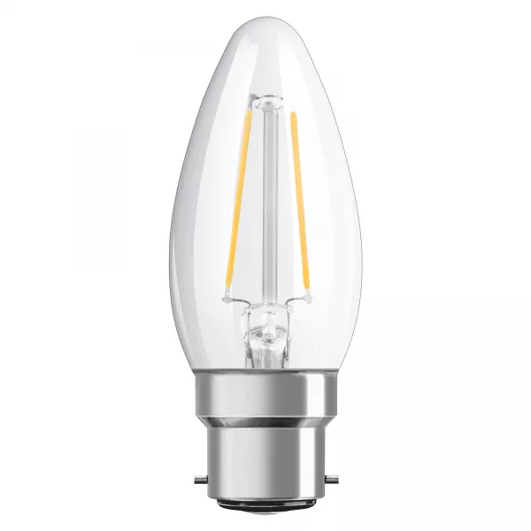 LEDVANCE - LED CLASSIC LEDVANCE PFM CLB25 Verre Clair B22d 2,5W 827 250lm (4099854069376)