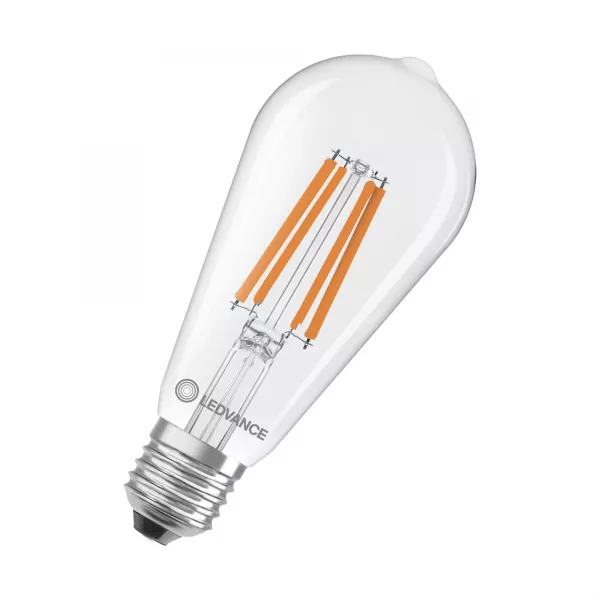 LEDVANCE - LED CLASSIC LEDVANCE SUP ST64 Edison 60 Verre �nergie A E27 3,8 W 827 806lm (4099854237034)
