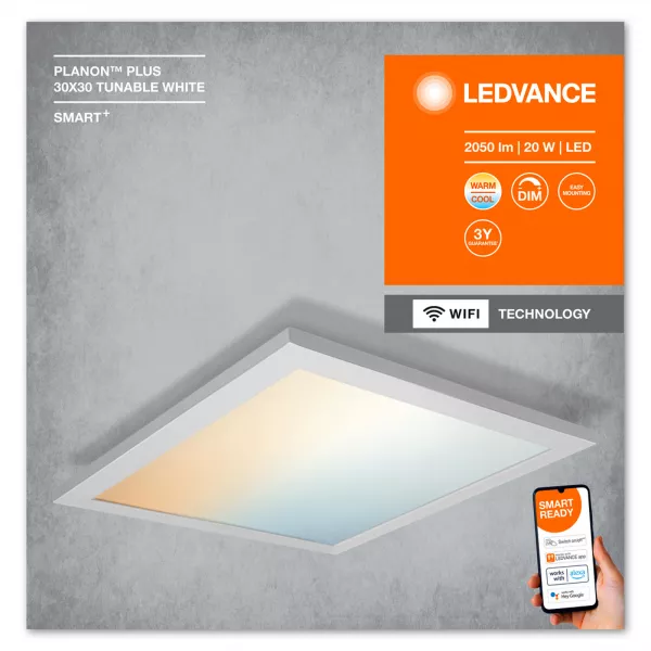 LEDVANCE - LEDVANCE Smart+ WF PLANON PLUS 30X30 TW (4058075525313)