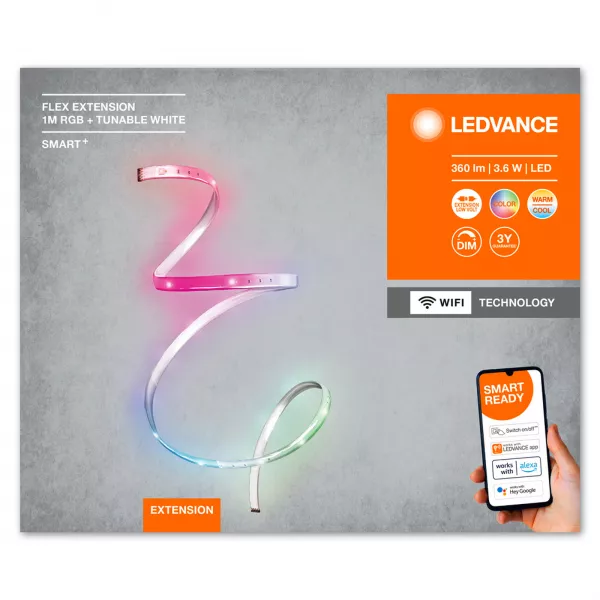 LEDVANCE - LEDVANCE Smart+ WIFI FLEX 1M RGBTW Extension IP20 (4058075523838)