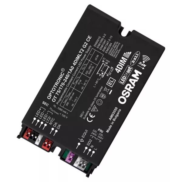 LEDVANCE - OT 75 170?240 1A0 4DIMLT2 OSRAM DRIVER OUTDOOR POUR LUMINAIRES ET MODULES LED (981942)