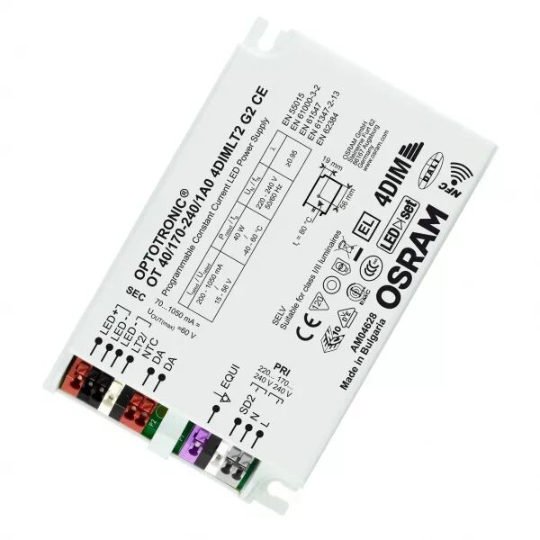 LEDVANCE - OT40 170-240 1A0 4DIMLT2 G2 OSRAM DRIVER OUTDOOR POUR LUMINAIRES ET MODULES LED (981935)