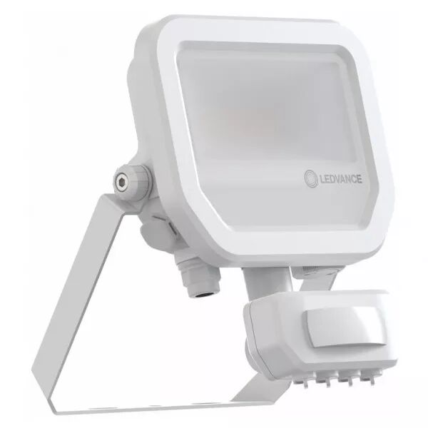 LEDVANCE - Projecteur FL10 PIR 6/8W 830 780/1100lm Sym 100 IP65 Blanc MultiLumen Natureloop (4099854306709)