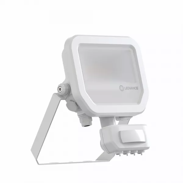 LEDVANCE - Projecteur FL10 PIR 6/8W 840 850/1200lm Sym 100 IP65 Blanc MultiLumen Natureloop (4099854306785)