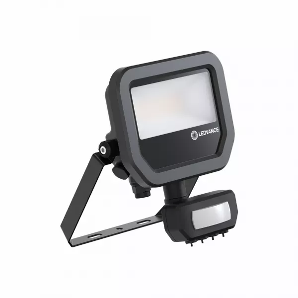 LEDVANCE - Projecteur FL10 PIR 6/8W 840 850/1200lm Sym 100 IP65 Noir Multi Lumen Natureloop (4099854306808)