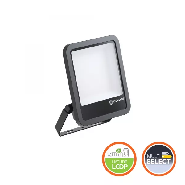 LEDVANCE - Projecteur FL150 83/100W 830 11670/14000lm Sym100 IP66 Noir MultiLumenNatureloop (4099854306242)