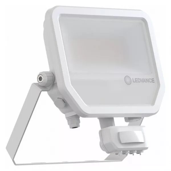 LEDVANCE - Projecteur FL50PIR 27/41W 830 3670/5500lm Sym100 IP65 Blanc MultiLumenNatureloop (4099854306822)