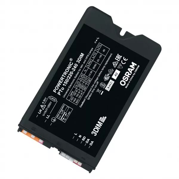 LEDVANCE - PTO 150/220-240 3DIM OSRAM BALLAST �LECTRONIQUE POUR LAMPES HPD (956385)