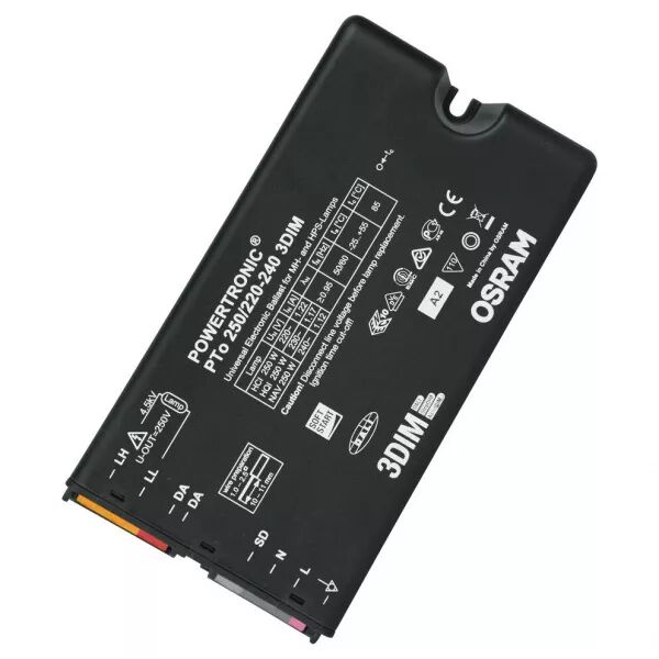 LEDVANCE - PTO 250/220-240 3DIM OSRAM BALLAST �LECTRONIQUE POUR LAMPES HPD (863669)