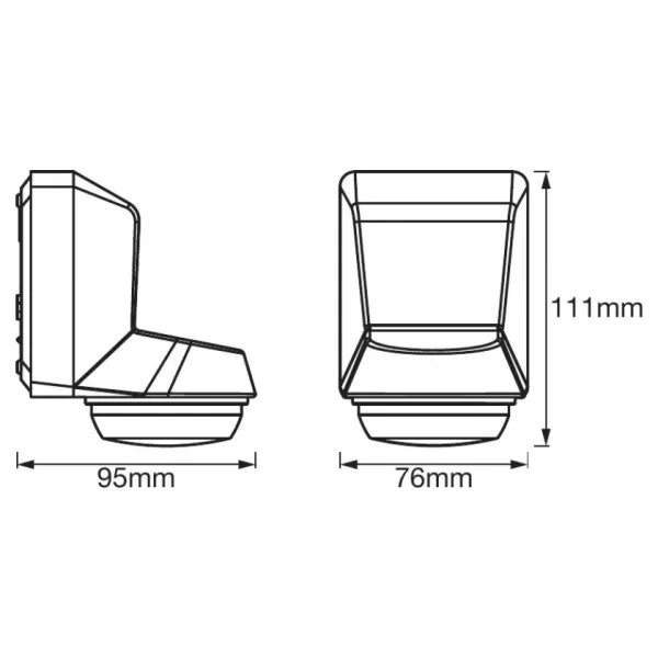 LEDVANCE - SENSOR WALL 360� BLANC IP55     LEDVANCE (4058075244818)