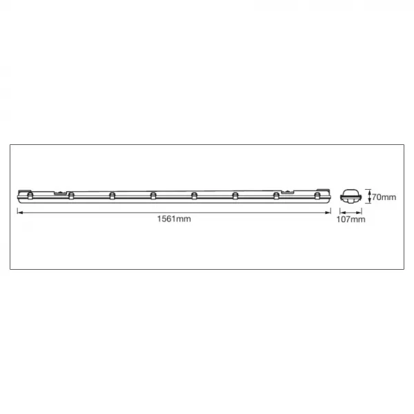 LEDVANCE - SUBMARINE LED ETANCHE 150CM 2x19W=3500LM FROID (4058075304024)