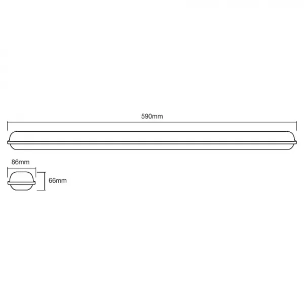 LEDVANCE - SUBMARINE LED INT�GR�E ETANCHE 60CM 18W= 1500LM FROID (4058075260351)