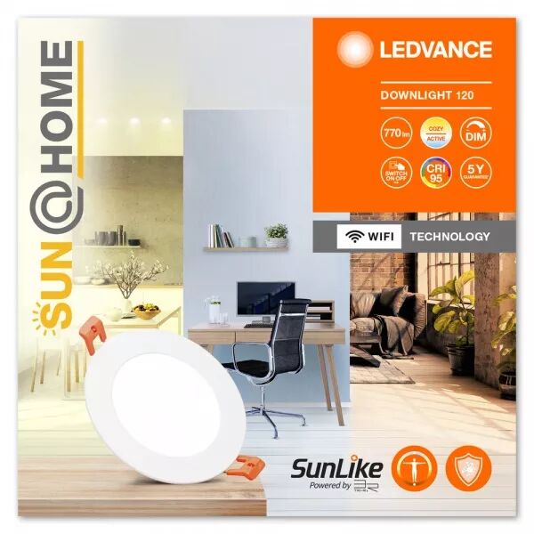 LEDVANCE - SUN@HOME SMART+ Slim Downlight 120mm VARIATION DE BLANCS (4058075627024)