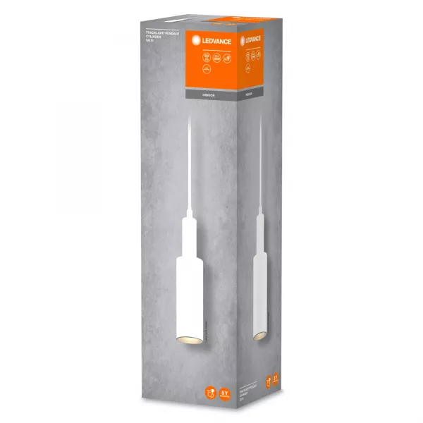 LEDVANCE - TRACKLIGHT SUSPENSION CYLINDER GU10 BLANC (4099854012730)