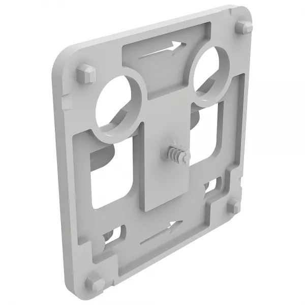 legrand-accessoire fixation bo�tes plexo dimensions 80x80mm sur chemin de c�bles t�le (091947)