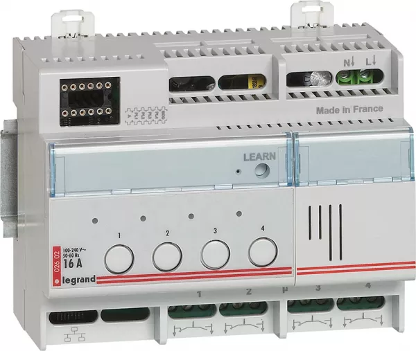 legrand-actionneur on/off avec marche forc�e 4x1000w myhome bus - 6 modules din (002602)