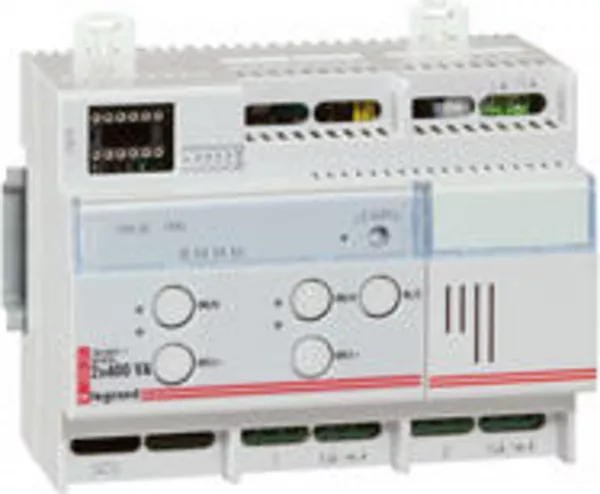 legrand-actionneur/variateur avec marche forc�e 2x500w myhome bus - 6 modules din (002622)