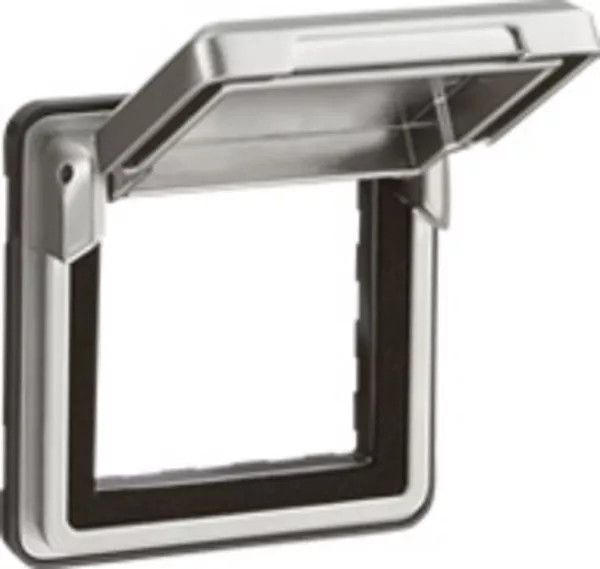 legrand-adaptateur avec volet soliroc ip55 ik10 pour m�canismes mosaic 2 modules (077880)