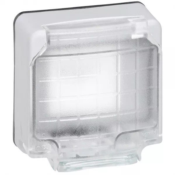 legrand-adaptateur �tanche plexo ip66 composable pour m�canismes 2 modules mosaic - gris (090490)