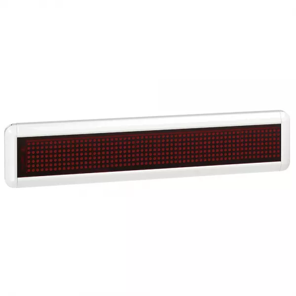 legrand-afficheur de couloir 2 faces - affichage alphanum�rique 10 caract�res/face (076605)